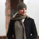 Komplet damski z wełny merino Molti Melinea Mocca - 100% Wełny