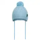 Niebieska czapka zimowa dziecięca MOLTI z wełny merino 46-48 cm
