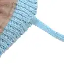 Niebieska czapka zimowa dziecięca MOLTI z wełny merino 46-48 cm
