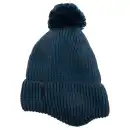 Granatowa czapka z wełny merino dla dziecka Molti 46-48 - Ciepła