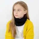 Komin dziecięcy MOLTI KDC102 czarny | 100% Wełna Merino | Sklep
