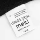 Komin dziecięcy MOLTI KDC102 czarny | 100% Wełna Merino | Sklep