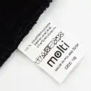 Czapka dziecięca MOLTI 100% wełny merino czarna | Rozmiar 52-54