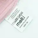 Rozowy komplet dla dziewczynki z welny merino Molti - Czapka i Komin