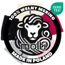 Czapka dziecięca MOLTI 100% wełny merino szara 52-54 | Sklep