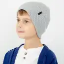 Czapka dziecięca MOLTI 100% wełny merino szara 52-54 | Sklep