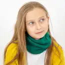 Komin dziecięcy z wełny merino MOLTI Ciemnozielony - Miękki i ciepły