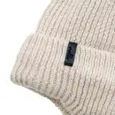 Czapka dziecięca MOLTI beżowa wełna merino z pomponem 46-48cm