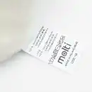 Czapka dziecięca MOLTI beżowa wełna merino z pomponem 46-48cm