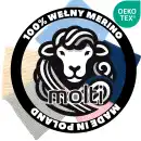 Komin dziecięcy z wełny merino MOLTI niebieski 1-6 lat - Ciepły