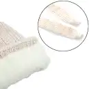 Cieply komplet dzieciecy z welny merino Molti bezowy 46-48