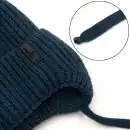 Zimowy komplet dla dzieci z wełny merino MOLTI Granatowy 46-48