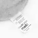 Dziecięcy komplet z wełny merino MOLTI - czapka i komin niebieski