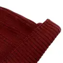 Czapka damska z wełny merino MOLTI CZD100 Bordowa - Ciepła i Miękka