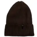Czapka damska MOLTI z welny merino brazowa - Ciepla i elegancka