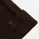 Czapka damska MOLTI z welny merino brazowa - Ciepla i elegancka