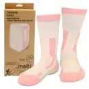 Skarpety trekkingowe Molti ST001 różowe Merino Coolmax 39-42
