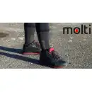Skarpety trekkingowe MOLTI z wełną Merino i Coolmax - Khaki 43-46