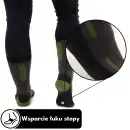 Skarpety trekkingowe MOLTI z wełną Merino i Coolmax - Khaki 43-46