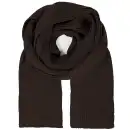 Szalik damski MOLTI z wełny merino brązowy - 100% naturalne ciepło