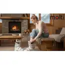 Skarpety narciarskie MOLTI SNR001 Merino Coolmax Różowe 39-42