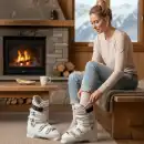 Skarpety narciarskie MOLTI SNR001 Merino Coolmax Różowe 39-42