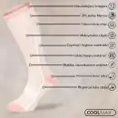 Skarpety narciarskie MOLTI SNR001 Merino Coolmax Różowe 39-42