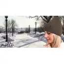 Czapka damska wełna merino MOLTI CZD100 Mocca | Ciepła i miękka