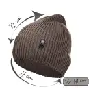 Czapka damska wełna merino MOLTI CZD100 Mocca | Ciepła i miękka