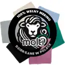 Ciemnoróżowy komin damski z wełny merino MOLTI KD100 - Komfort i styl