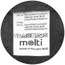 Czapka Zimowa z Wełny Merino dla Dzieci MOLTI MILU Czarna 50-52