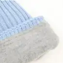 Czapka dziecięca z wełny merino MOLTI MILU błękitna 50-52 - Ciepła