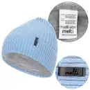 Czapka dziecięca z wełny merino MOLTI MILU błękitna 50-52 - Ciepła