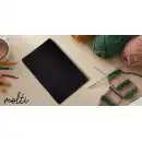 Czarny Komin Dziecięcy MOLTI MILU - 100% Wełna Merino | Ciepły