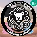 Czarny Komin Dziecięcy MOLTI MILU - 100% Wełna Merino | Ciepły