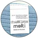 Komin dziecięcy z wełny merino MOLTI MILU Błękitny - ciepły i miękki