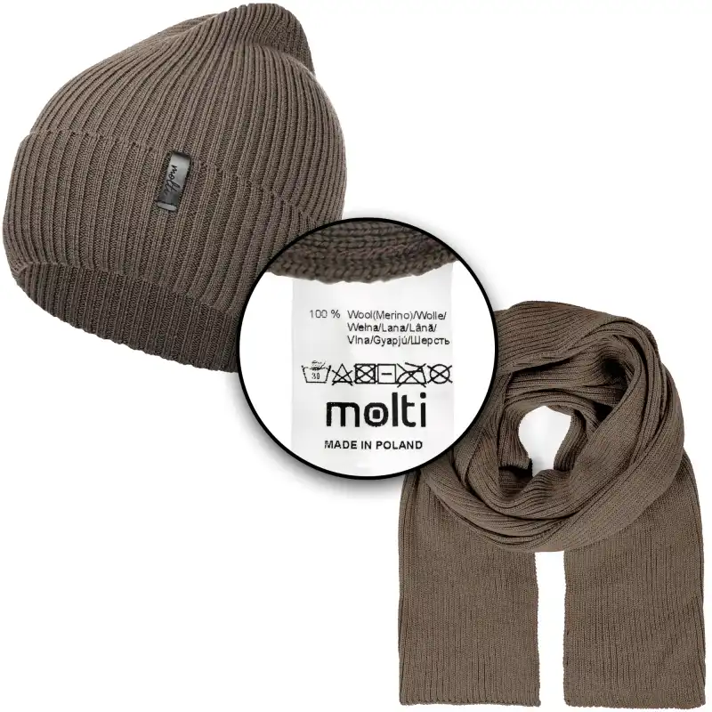 Komplet damski MOLTI CZD100+SZD102 mocca 58-62
