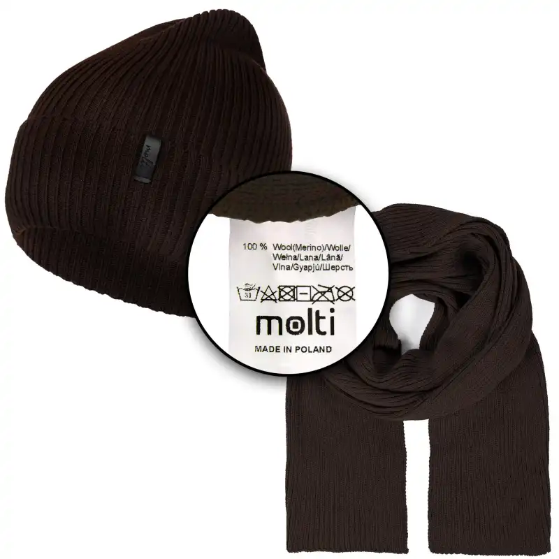 Komplet damski MOLTI CZD100+SZD102 brązowy 55-60