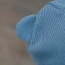 Czapka dziecięca z uszkami Molti Nomi - 100% wełna merino 42-44