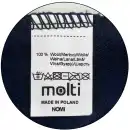 Granatowa czapka z wełny merino Molti Nomi 46-48 dla dzieci