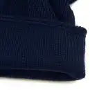 Granatowa czapka z wełny merino Molti Nomi 46-48 dla dzieci
