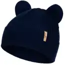 Czapka dziecięca Molti Nomi 42-44 z uszkami - 100% Wełna Merino