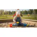 Czapka dziecięca z uszkami Molti Nomi 48-50 - 100% Wełna Merino