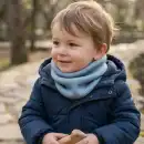 Komin Dziecięcy Molti Nomi Błękitny 48-50 | 100% Wełna Merino