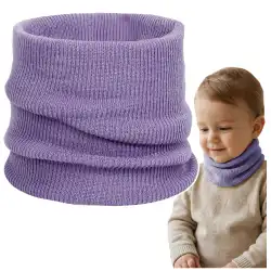 Komin Dziecięcy Molti Nomi 42-48 Wełna Merino Jasny Fiolet