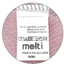Komin Dziecięcy Molti Nomi 42-48 Jasny Róż | Wełna Merino 100%