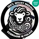 Komin dziecięcy Molti Nomi granatowy z wełny merino 42-48