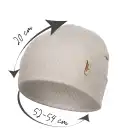 Czapka dziecięca MOLTI LINO 52-54 taupe - Bawełniana na wiosnę/jesień