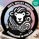 Czapka dziecięca MOLTI LUMI 50-52 czarna z wełny merino | Kup teraz