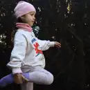 Czapka dziecięca MOLTI 100% Wełna Merino Jasny Róż 50-52cm
